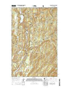 Boundary Dam Washington Current topographic map, 1:24000 scale, 7.5 X 7.5 Minute, Year 2014