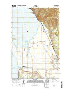 Bow Washington Current topographic map, 1:24000 scale, 7.5 X 7.5 Minute, Year 2014