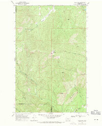 Boyer Mtn Washington Historical topographic map, 1:24000 scale, 7.5 X 7.5 Minute, Year 1968