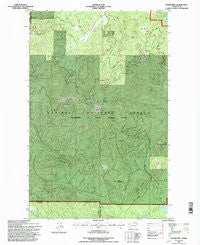 Boyer Mtn Washington Historical topographic map, 1:24000 scale, 7.5 X 7.5 Minute, Year 1992