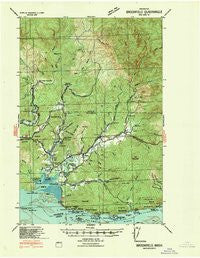Brookfield Washington Historical topographic map, 1:62500 scale, 15 X 15 Minute, Year 1940