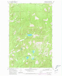 Browns Lake Washington Historical topographic map, 1:24000 scale, 7.5 X 7.5 Minute, Year 1968
