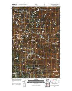Buckhorn Mountain Washington Historical topographic map, 1:24000 scale, 7.5 X 7.5 Minute, Year 2011