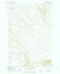 Canoe Ridge Washington Historical topographic map, 1:24000 scale, 7.5 X 7.5 Minute, Year 1962