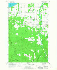 Carlsborg Washington Historical topographic map, 1:24000 scale, 7.5 X 7.5 Minute, Year 1956