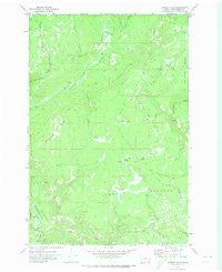 Castile Falls Washington Historical topographic map, 1:24000 scale, 7.5 X 7.5 Minute, Year 1970