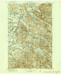 Cedar Lake Washington Historical topographic map, 1:125000 scale, 30 X 30 Minute, Year 1913