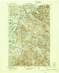 Cedar Lake Washington Historical topographic map, 1:125000 scale, 30 X 30 Minute, Year 1913