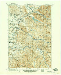Cedar Lake Washington Historical topographic map, 1:125000 scale, 30 X 30 Minute, Year 1913