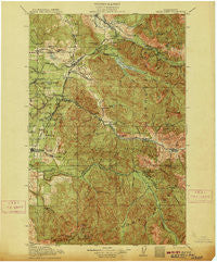 Cedar Lake Washington Historical topographic map, 1:125000 scale, 30 X 30 Minute, Year 1913