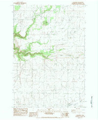 Centerville Washington Historical topographic map, 1:24000 scale, 7.5 X 7.5 Minute, Year 1983