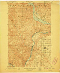 Chelan Washington Historical topographic map, 1:125000 scale, 30 X 30 Minute, Year 1901