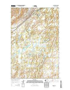 Cheney Washington Current topographic map, 1:24000 scale, 7.5 X 7.5 Minute, Year 2014