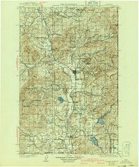 Chewelah Washington Historical topographic map, 1:125000 scale, 30 X 30 Minute, Year 1930