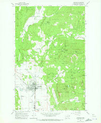 Chewelah Washington Historical topographic map, 1:24000 scale, 7.5 X 7.5 Minute, Year 1964