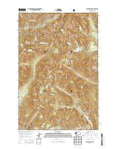 Chikamin Peak Washington Current topographic map, 1:24000 scale, 7.5 X 7.5 Minute, Year 2014