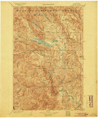 Chiwaukum Washington Historical topographic map, 1:125000 scale, 30 X 30 Minute, Year 1904