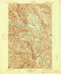 Chiwaukum Washington Historical topographic map, 1:125000 scale, 30 X 30 Minute, Year 1904