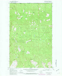 Churchill Mtn Washington Historical topographic map, 1:24000 scale, 7.5 X 7.5 Minute, Year 1969