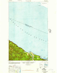 Clallam Washington Historical topographic map, 1:62500 scale, 15 X 15 Minute, Year 1935