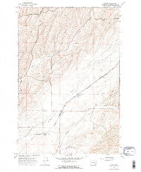 Clyde Washington Historical topographic map, 1:24000 scale, 7.5 X 7.5 Minute, Year 1967