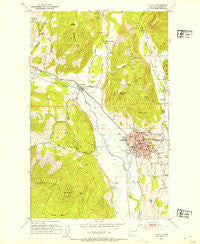 Colville Washington Historical topographic map, 1:24000 scale, 7.5 X 7.5 Minute, Year 1952