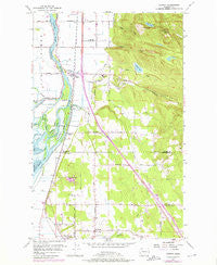 Conway Washington Historical topographic map, 1:24000 scale, 7.5 X 7.5 Minute, Year 1956