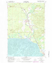 Copalis Crossing Washington Historical topographic map, 1:24000 scale, 7.5 X 7.5 Minute, Year 1956