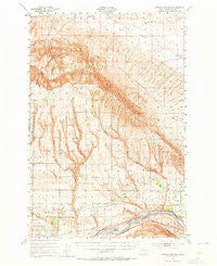 Corral Canyon Washington Historical topographic map, 1:62500 scale, 15 X 15 Minute, Year 1951