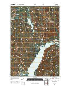 Cougar Washington Historical topographic map, 1:24000 scale, 7.5 X 7.5 Minute, Year 2011