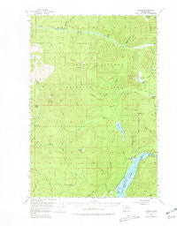 Cougar Washington Historical topographic map, 1:62500 scale, 15 X 15 Minute, Year 1953