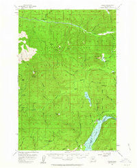 Cougar Washington Historical topographic map, 1:62500 scale, 15 X 15 Minute, Year 1953