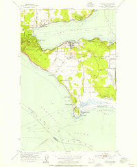 Coupeville Washington Historical topographic map, 1:24000 scale, 7.5 X 7.5 Minute, Year 1953