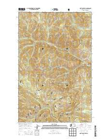 Coxit Mountain Washington Current topographic map, 1:24000 scale, 7.5 X 7.5 Minute, Year 2014