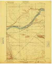 Coyote Rapids Washington Historical topographic map, 1:62500 scale, 15 X 15 Minute, Year 1916
