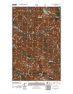 Crater Mountain Washington Historical topographic map, 1:24000 scale, 7.5 X 7.5 Minute, Year 2011