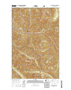 Crater Mountain Washington Current topographic map, 1:24000 scale, 7.5 X 7.5 Minute, Year 2014