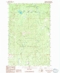 Crawfish Lake Washington Historical topographic map, 1:24000 scale, 7.5 X 7.5 Minute, Year 1989