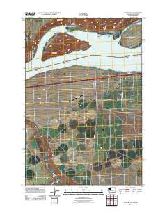 Crow Butte Washington Historical topographic map, 1:24000 scale, 7.5 X 7.5 Minute, Year 2011