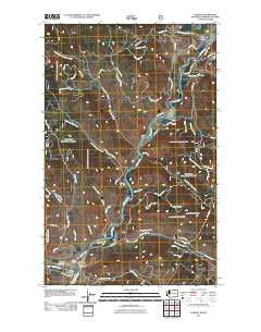 Curlew Washington Historical topographic map, 1:24000 scale, 7.5 X 7.5 Minute, Year 2011