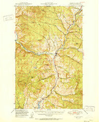 Curlew Washington Historical topographic map, 1:62500 scale, 15 X 15 Minute, Year 1951