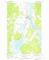 Cusick Washington Historical topographic map, 1:24000 scale, 7.5 X 7.5 Minute, Year 1968