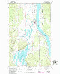 Cusick Washington Historical topographic map, 1:24000 scale, 7.5 X 7.5 Minute, Year 1968