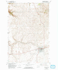 Davenport Washington Historical topographic map, 1:24000 scale, 7.5 X 7.5 Minute, Year 1969