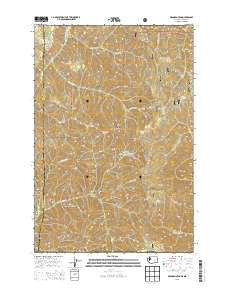 Deadman Peak Washington Current topographic map, 1:24000 scale, 7.5 X 7.5 Minute, Year 2013