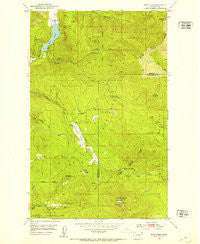 Deep Lake Washington Historical topographic map, 1:24000 scale, 7.5 X 7.5 Minute, Year 1952