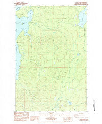 Dickey Lake Washington Historical topographic map, 1:24000 scale, 7.5 X 7.5 Minute, Year 1984