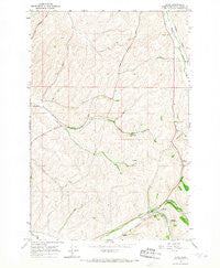 Dixie Washington Historical topographic map, 1:24000 scale, 7.5 X 7.5 Minute, Year 1966