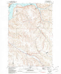 Dodge Washington Historical topographic map, 1:24000 scale, 7.5 X 7.5 Minute, Year 1981