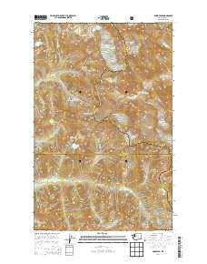 Dome Peak Washington Current topographic map, 1:24000 scale, 7.5 X 7.5 Minute, Year 2014